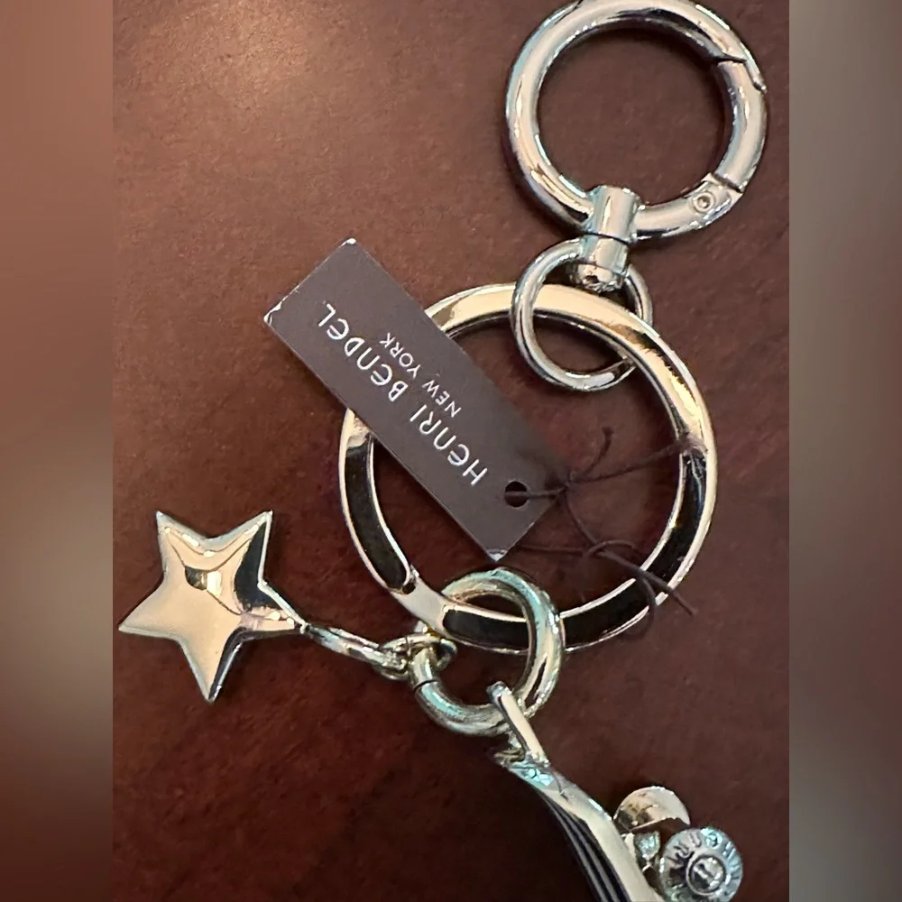 Incredibly HTF Henri Bendel Skateboard/Star Keychain Bag Charm NWT! Mint!